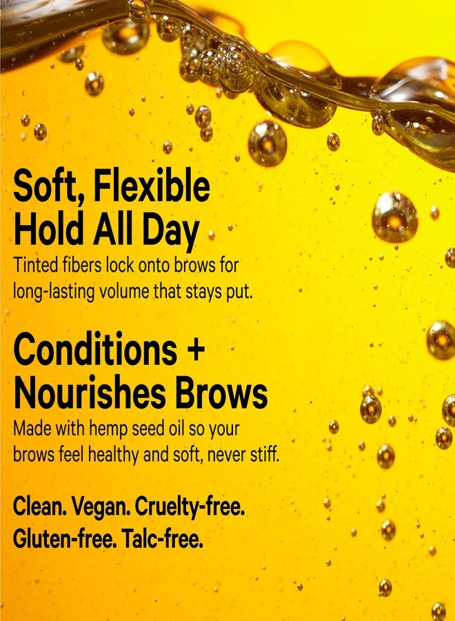 ميلك ميكب جل الحواجب من ميلك ميك أب كوش فايبر، بنكهة الأعشاب (بني متوسط) - جل تكثيف الحواجب - تثبيت ناعم ومرن - نباتي، لم يُختبر على الحيوانات - Image 5