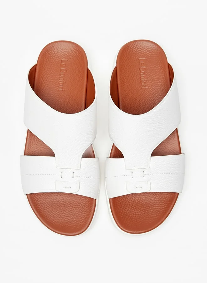 Le Confort Men's Solid Slip-On Arabic Sandals