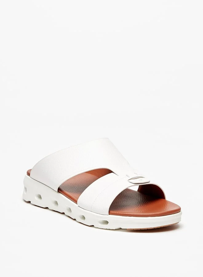Le Confort Men's Solid Slip-On Arabic Sandals