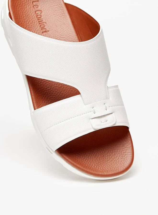Le Confort Men's Solid Slip-On Arabic Sandals