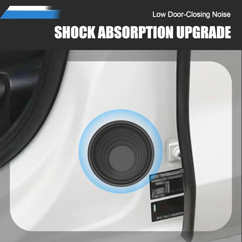 MOXRUQ 4 PCS Car Silicone Cushion Pads, Airbag Shock Absorber, Car Door Anti-Collision Buffer, Universal for Cars Trucks (Black) - Image 5