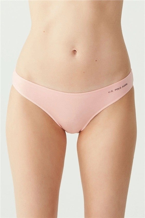 U.S. Polo Assn. Women's 5-Pack Economical Thin Elastic Briefs Black White Skin  - Image 5