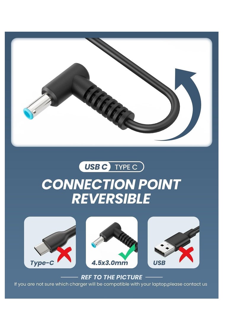 Terabyte 90W Laptop Charger for 250-G7 250-G6 G5 G4 350-G2 Compatible 65W 45W Adapter Charger - Image 2