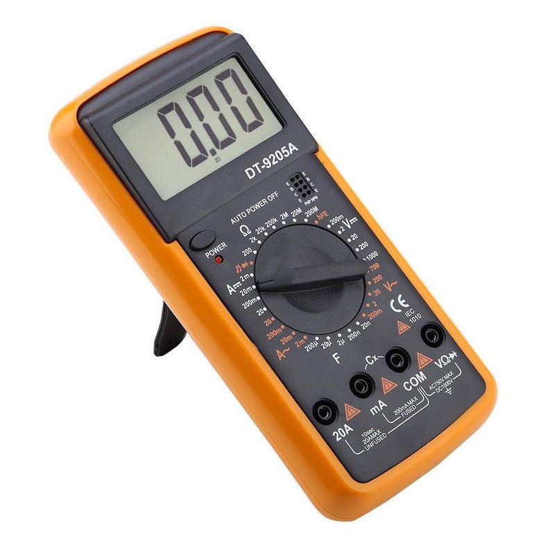 ULTRABYTES LCD Digital MultimeterLCD Display Handheld Digital Multimeter ACDC Resistance Capacitance Tester with Low Battery IndicationOverload IndicationAuto Power Off Function  - Image 1
