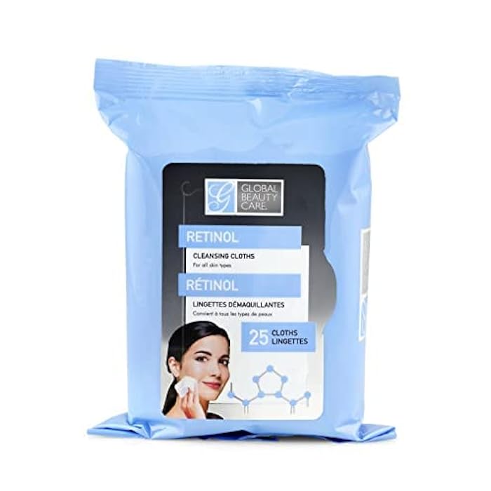 Global Beauty Care Retinol Makeup Cleansing Cloth Wipes, 4-pk (100 Wipes) (Regular) - Image 3