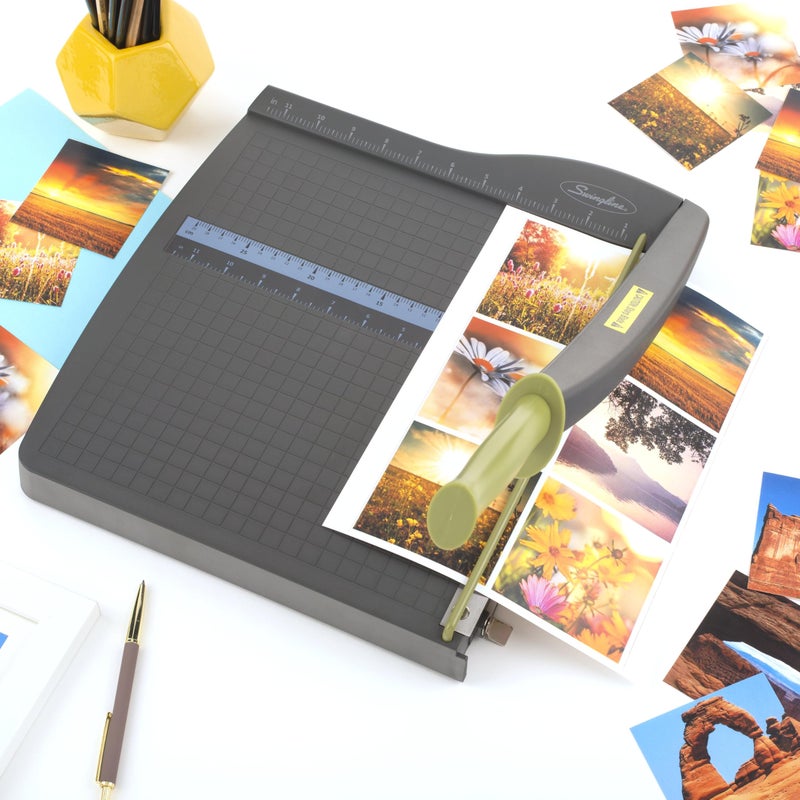 Swingline Paper Cutter, Guillotine Trimmer, 12" Cut Length, 10 Sheet Capacity, ClassicCut Lite (9312) - Image 2