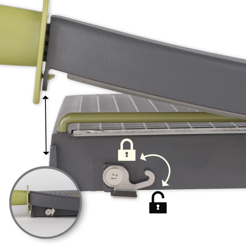 Swingline Paper Cutter, Guillotine Trimmer, 12" Cut Length, 10 Sheet Capacity, ClassicCut Lite (9312) - Image 4