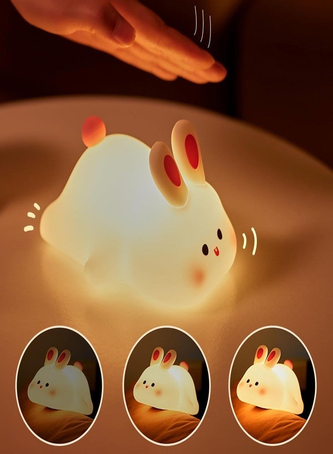 UKAXA Rabbit Lamp for Bedroom Rabbit Night Lamps Cute Night Lamp Rechargeable for Kids Light Lamps Birthday Gifts for Kids - Image 3
