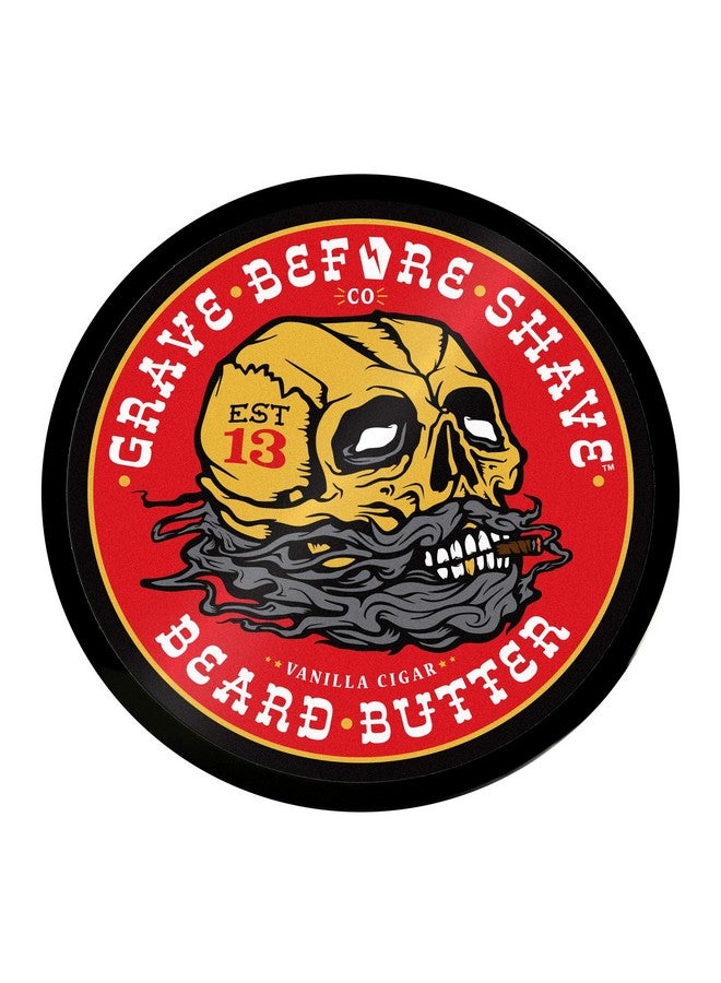 GRAVE BEFORE SHAVE Beard Butter (Cigar Blend) 4Oz. Container - Image 3