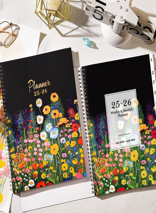 Lortarl 2025 Planner - 2025 Planner Weekly and Monthly, January 2025-December 2025, Large Weekly Monthly Planner, 2025 Planner 8.5''x11, with Wirebound, Flexible Cover - Image 2