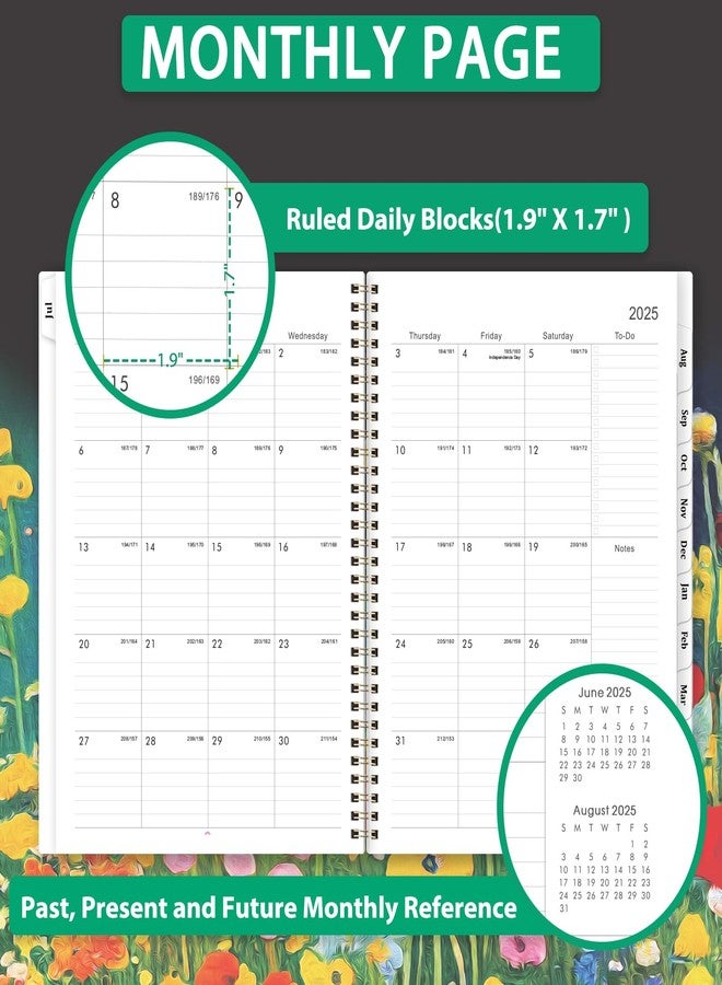 Lortarl 2025 Planner - 2025 Planner Weekly and Monthly, January 2025-December 2025, Large Weekly Monthly Planner, 2025 Planner 8.5''x11, with Wirebound, Flexible Cover - Image 5