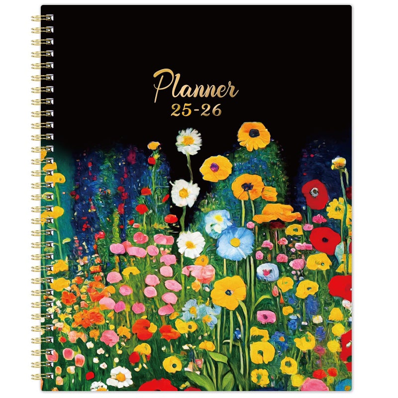 Lortarl 2025 Planner - 2025 Planner Weekly and Monthly, January 2025-December 2025, Large Weekly Monthly Planner, 2025 Planner 8.5''x11, with Wirebound, Flexible Cover - Image 1