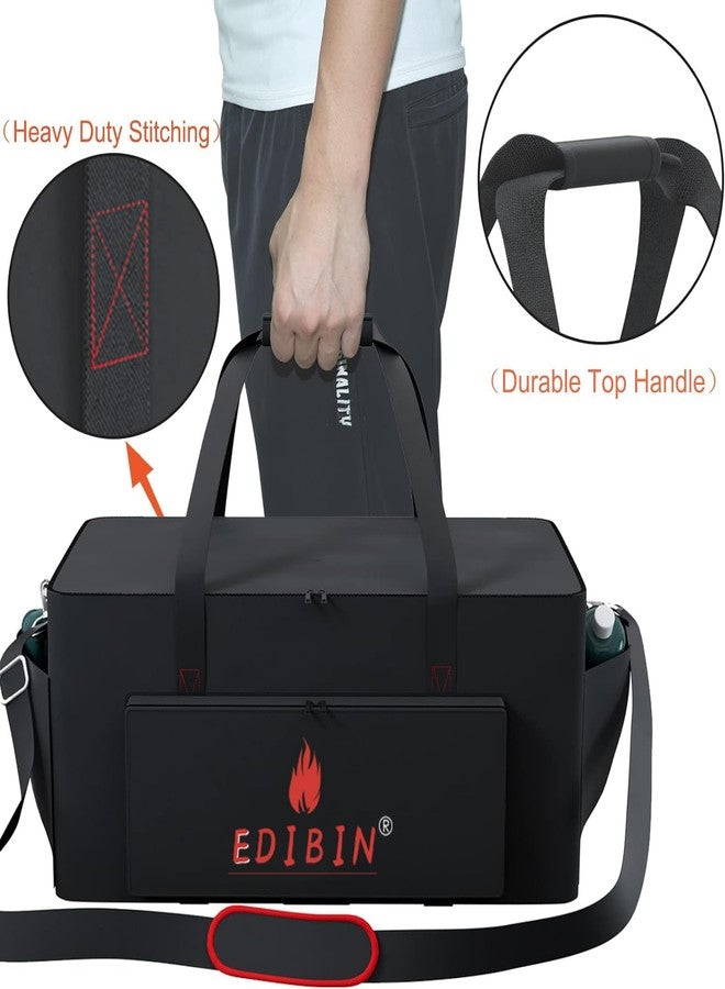 EDIBIN Grill Carry Bag for Megamaster 2-Burner Tabletop Grill,Waterproof Heavy Duty 600D - Image 3