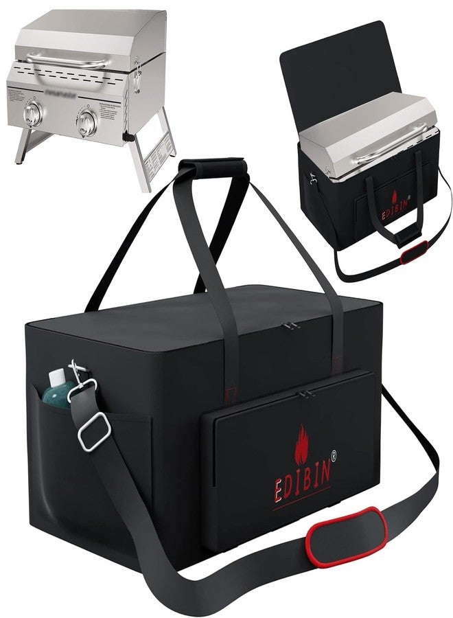EDIBIN Grill Carry Bag for Megamaster 2-Burner Tabletop Grill,Waterproof Heavy Duty 600D - Image 1