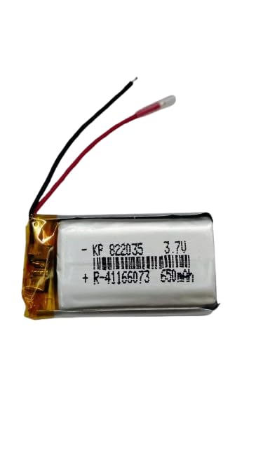 KP Original Battery KP Original-822035 بطارية قابلة لإعادة الشحن 3.7V 650mAh مع موصل للطائرات بدون طيار، الألعاب، الروبوتات، مكبرات الصوت البلوتوث، بطارية 650 Mah - Image 1