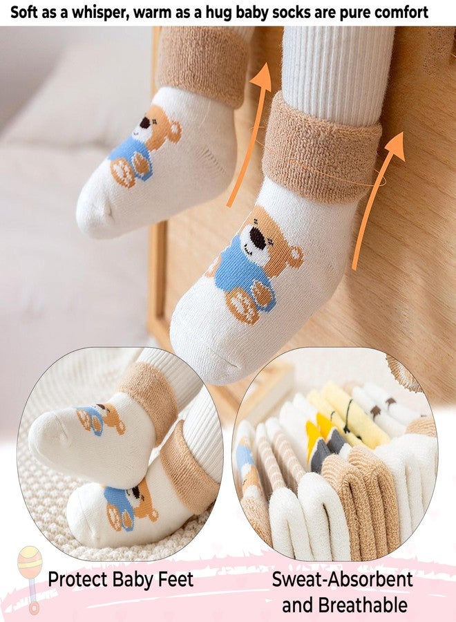 Bembika Baby Socks Soft, Anti-Slip, and Stylish Socks for Toddlers, Perfect for Baby Crawling and Safety -(Cloud|1-3 Years Old) - Image 5