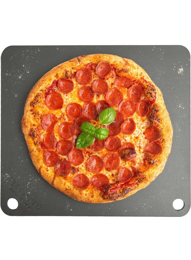 Nerd Chef NerdChef Steel Stone - High-Performance Baking Surface for Pizza (.25" Thick - Standard) - Image 1