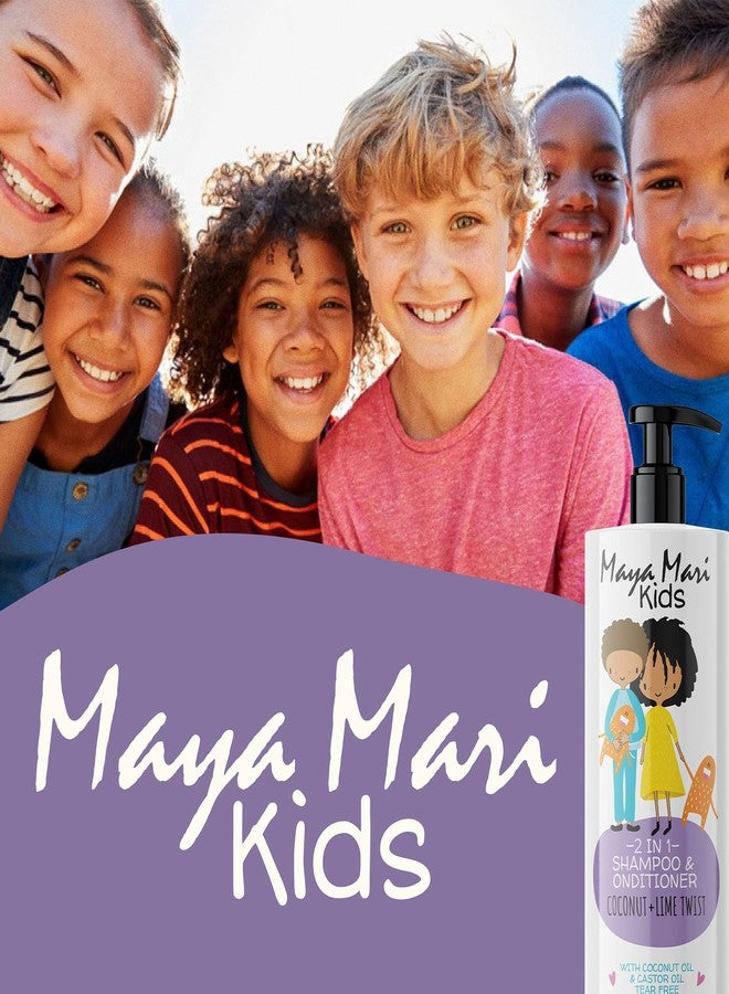 Maya Mari Kids Curly Hair Set for Coilies, Curlies, and Frizz Control: 2in1 Shampoo, Leave-In Conditioner, and Hair Gel - Perfect for Your Little One's Curly and Wavy Hair! - Image 3