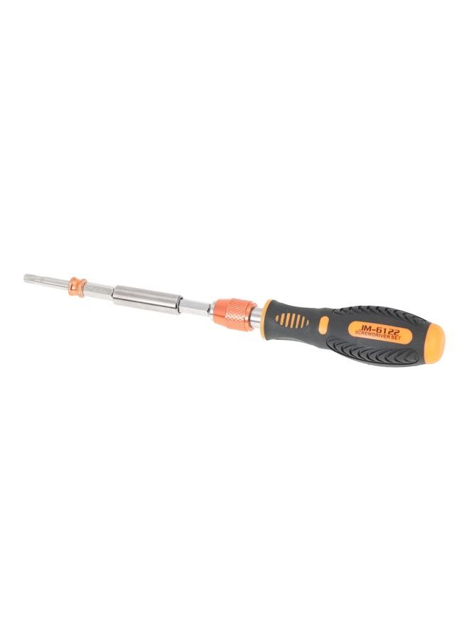 NIBEMINENT 12-Piece Multi Functional Screw Bit Kit Black/Silver/Orange 2.36inch  - Image 4
