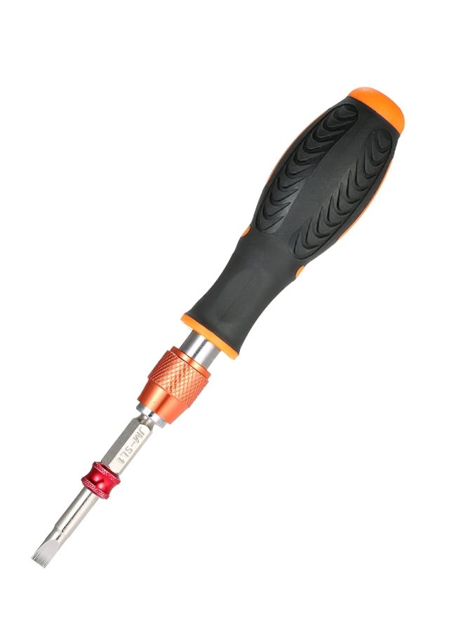 NIBEMINENT 12-Piece Multi Functional Screw Bit Kit Black/Silver/Orange 2.36inch  - Image 5