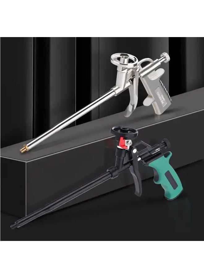 Silvery No Wash Foam Caulking Gun Drip Proof Sealant Glue Gun Ergonomic Handle - Image 2