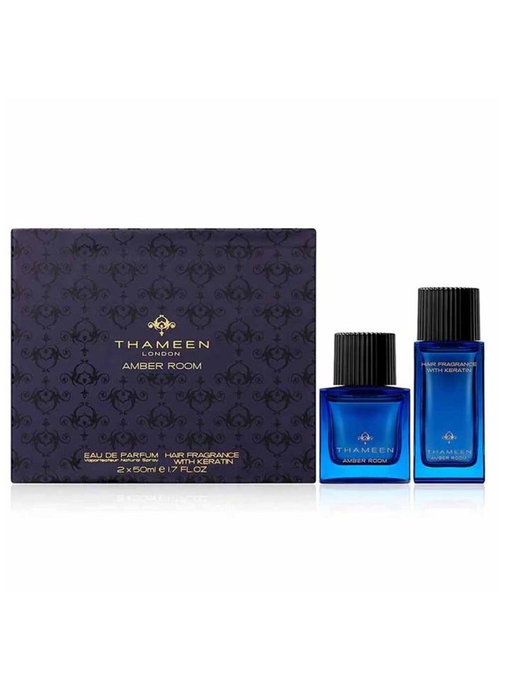 Thameen Treasure Collection Amber Room (U) Set Edp 50ml + Hair Fragrance 50ml - Image 2