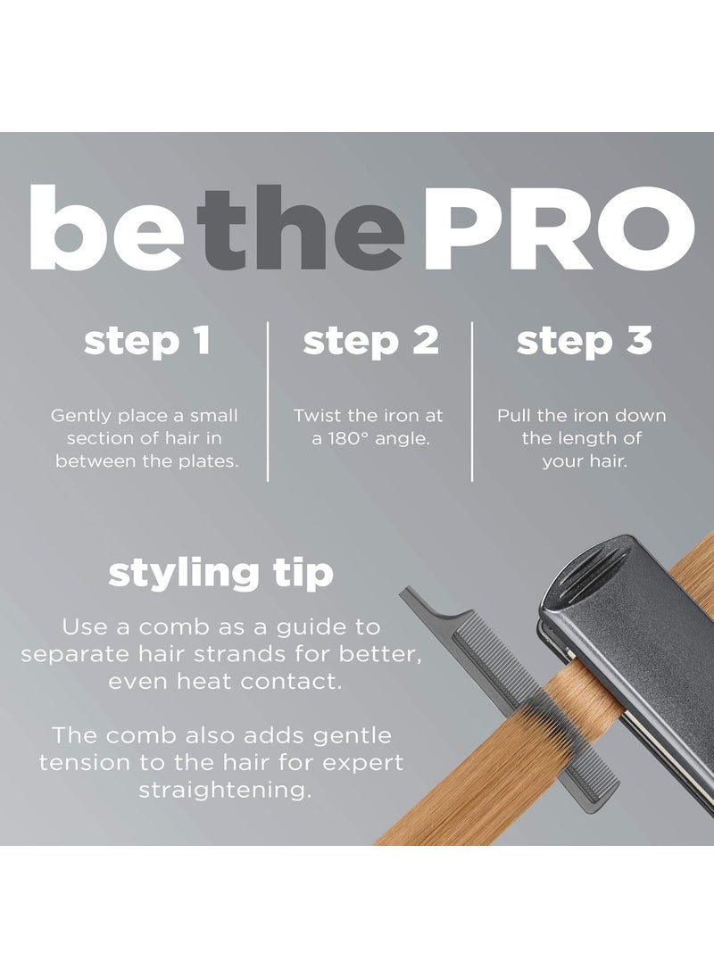 CONAIR CONAIR INFINITIPRO Tourmaline Ceramic Flat Iron 2inch  - Image 5