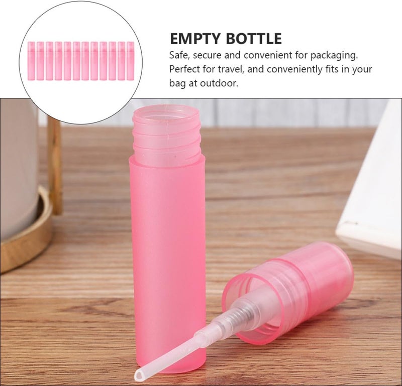 12pcs 5ml Refillable Perfume Spray Bottles Small Cosmetic Dispenser Portable Travel Empty Bottles for Fragrance Storage - Image 2