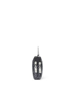 Baggallini Womens On The Go Mini Pouch Midnight Blossom Print Black Us  - Image 3