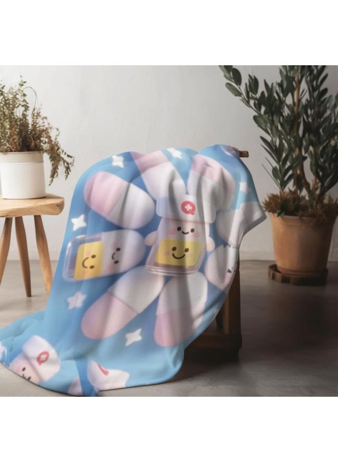 عام Wisdom Fairy (أحدث) بطانية رقيقة من الفانيلا (دافئة ومريحة، ومناسبة للنوم، واستخدام اللعبة، وإزالة الغبار والرمل) 150 سم * 200 سم - 75 - Image 3