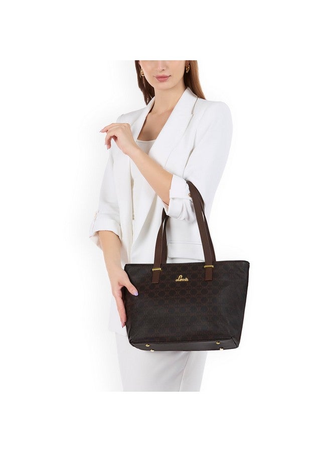 Lavie Women's Mabel Solid Tote Handbag for Women | Tote Bag For Work | Ladies purse | Stylish Shoulder Bag | Gift For Ladies - Image 2