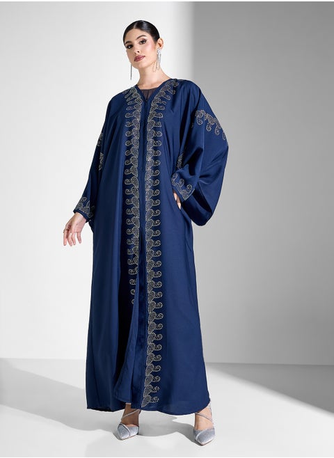 Embellished Abaya With Sheila