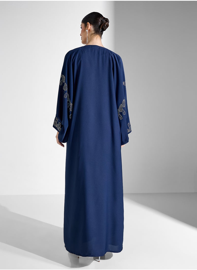 Embellished Abaya With Sheila