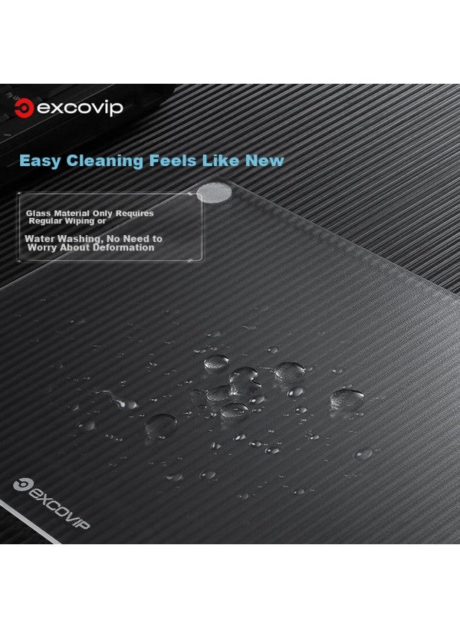 Exco Medium Solar-powered Glass Mouse Pad, Gaming And Office Supplies, Portable Laptop Fps Smooth Hard Durable Transparent 0124 - Image 5