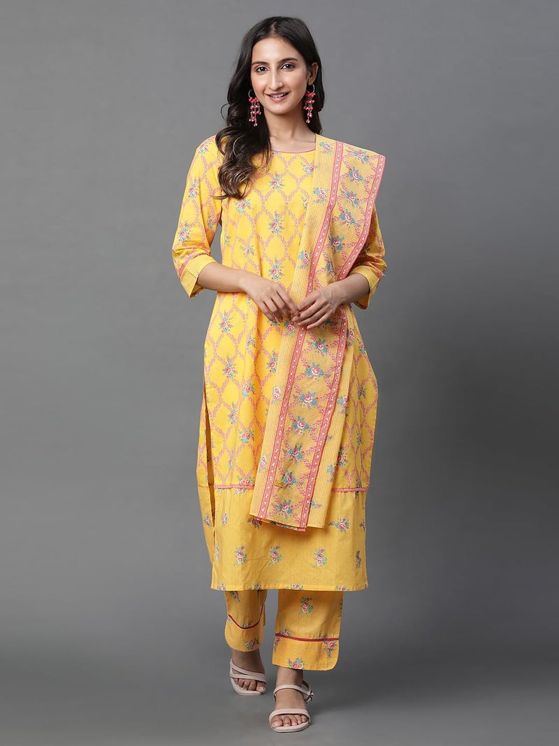Aurelia Women Solar Power Floral Printed Cotton Mulmul Stole - Image 2