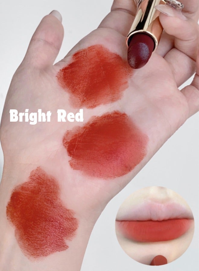 Gege bear Velvet lipstick matte matte soft matte texture whitening non-stick cup waterproof pure plant extract - Bright Red - Image 3