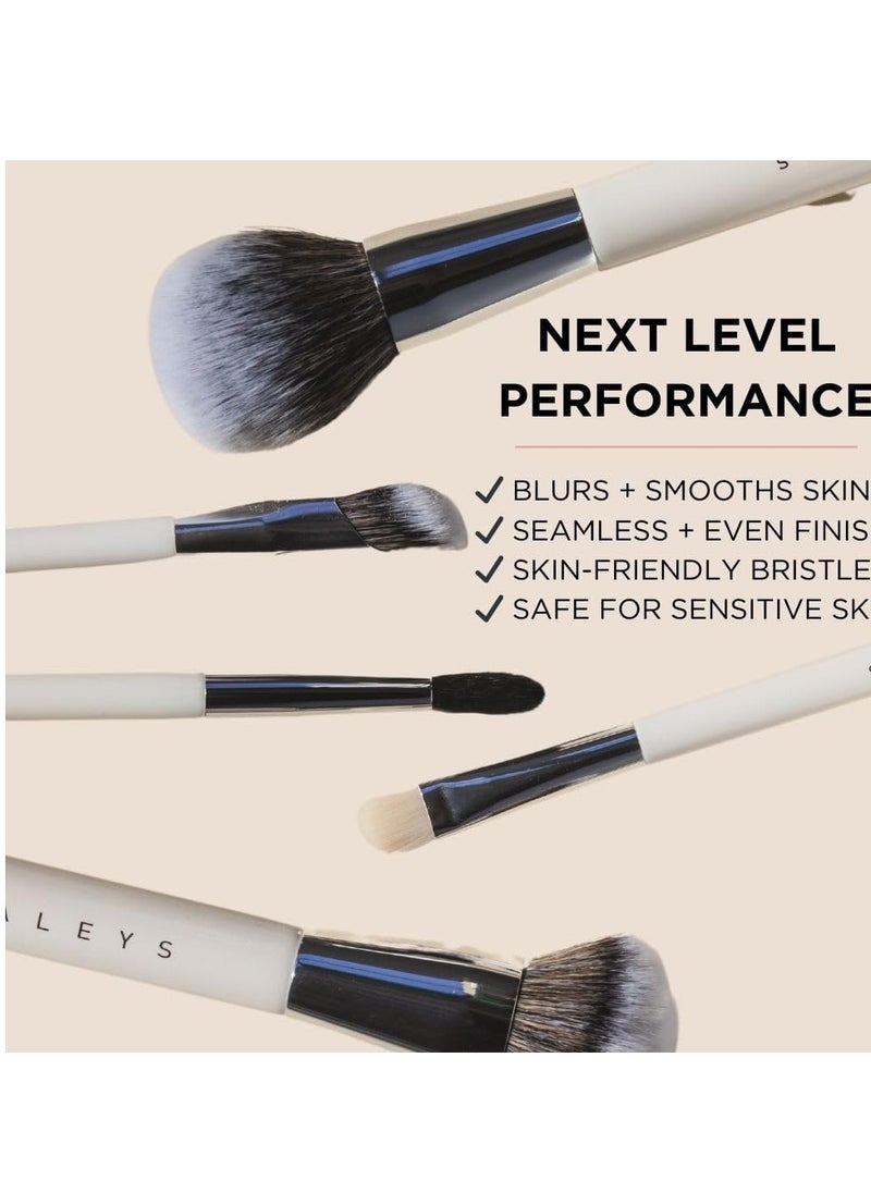 HALEYS Concealer Brush VEGAN+CRUELTY-FREE, Sustainable Wood, Vegan Bristles for Airbrushed Finish, For Creams,Liquids, Powder, Streak-free, Perfect Blending, Buffs, Smooths with Control, Special shape - pzsku/ZB96E1EC82CFC76523A96Z/45/_/1736401087/9822642b-9b9d-4c24-9868-0d074882b8c0