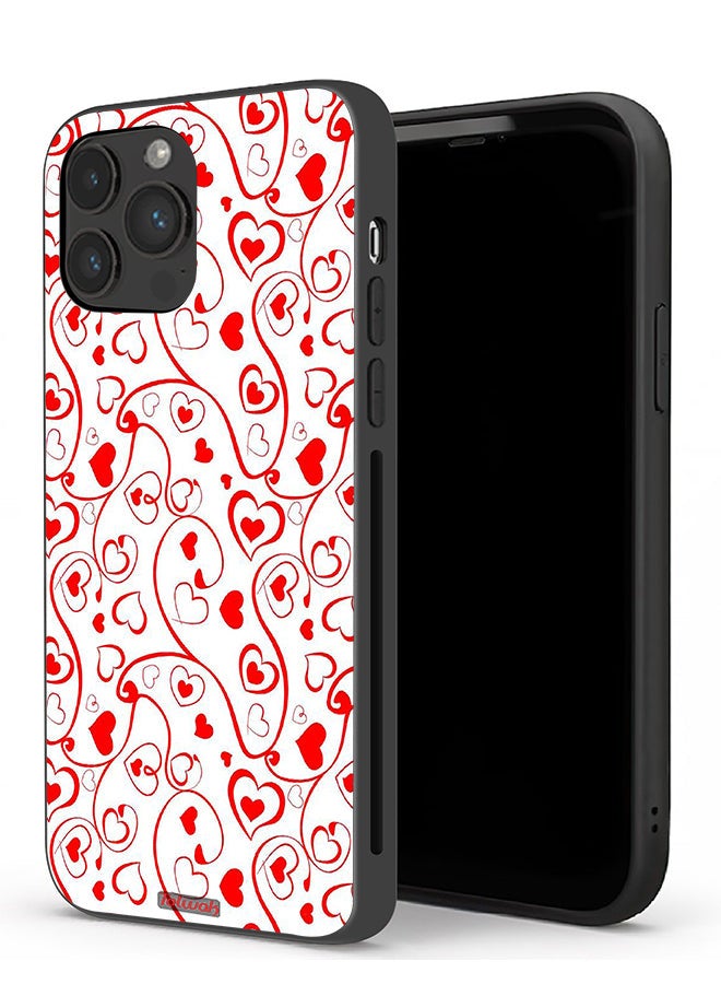 Tolwak Apple iPhone 13 Pro Max Protective Case Hearts Pattern - Image 1