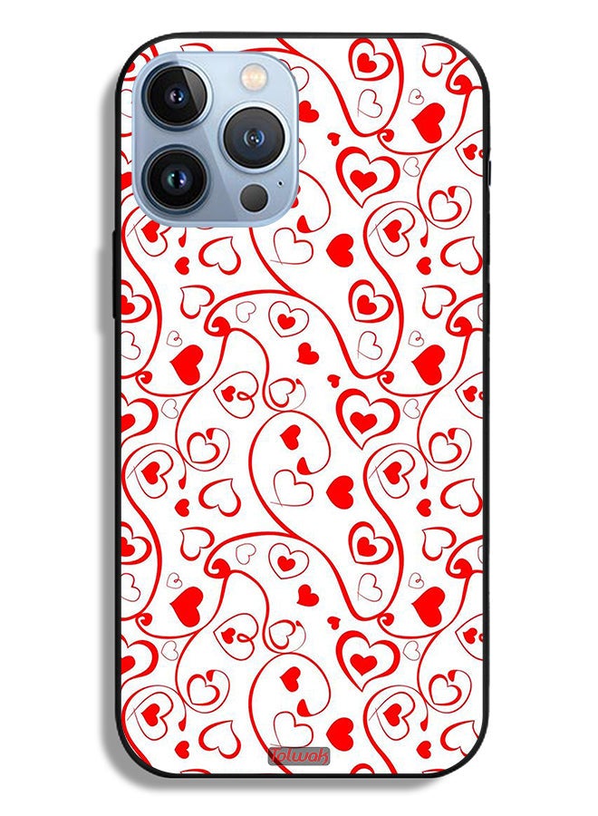 Tolwak Apple iPhone 13 Pro Max Protective Case Hearts Pattern - Image 2