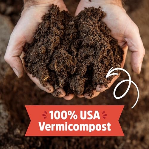 Back to the Roots Organic Worm Castings for Plants, Natural Fertilizer and Soil Enhancer for Gardening, Made in The USA, 5lb - Image 4