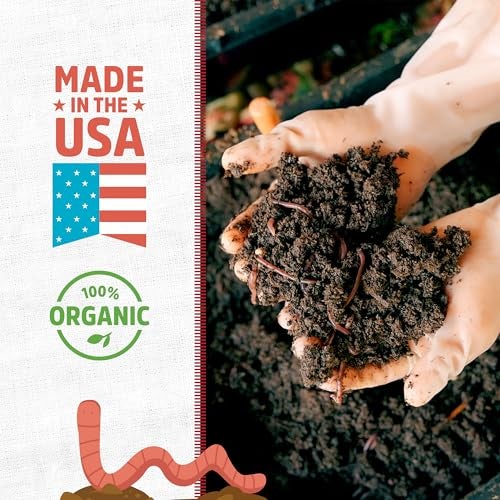 Back to the Roots Organic Worm Castings for Plants, Natural Fertilizer and Soil Enhancer for Gardening, Made in The USA, 5lb - Image 2