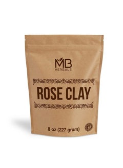 Rose Clay 8 Oz (227G) : Pink Kaolin Clay : Removes Excess Oil : Mild Exfoliant : For Face Packs