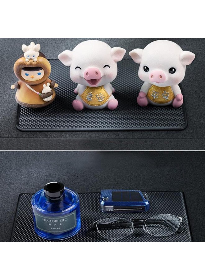 ECVV - Anti-Slip Car Dash Sticky Pad Car Dashboard Mat 27 * 15 cm Sticky Gripping Pad Removable and Traceless Mounting Pad for Cell Phone, Sunglasses, Keys, Coins - Image 1