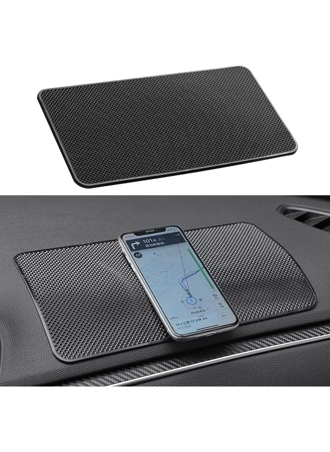 ECVV - Anti-Slip Car Dash Sticky Pad Car Dashboard Mat 27 * 15 cm Sticky Gripping Pad Removable and Traceless Mounting Pad for Cell Phone, Sunglasses, Keys, Coins - Image 1