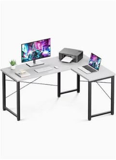 AGD L Shaped Desk Computer Corner Desk Home Office Writing Workstation  - Image 1