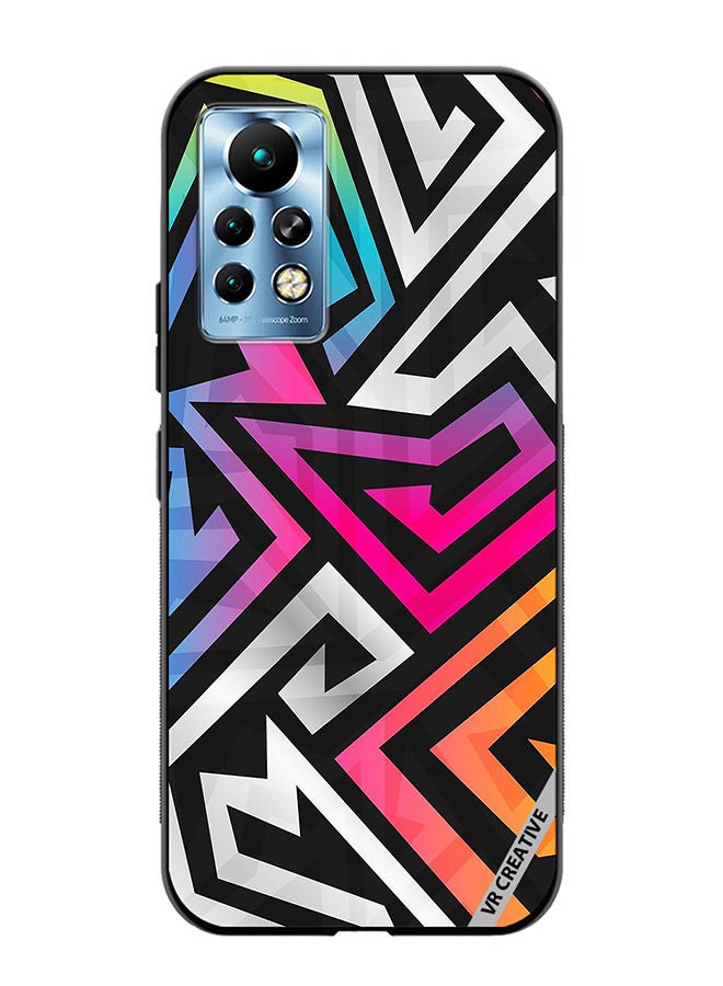 Protective Case Cover For Infinix Note 11 Pro Design Multicolour