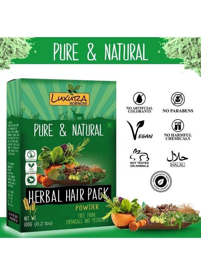 Luxura Sciences Natural Hair Pack For Dry Hairhair Growthhair Fall And Damaged Hair Repair Hair Mask(100 Grams)  - Image 3