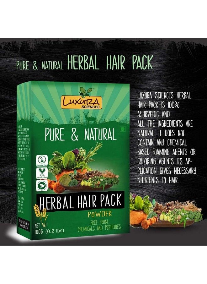 Luxura Sciences Natural Hair Pack For Dry Hairhair Growthhair Fall And Damaged Hair Repair Hair Mask(100 Grams)  - Image 4