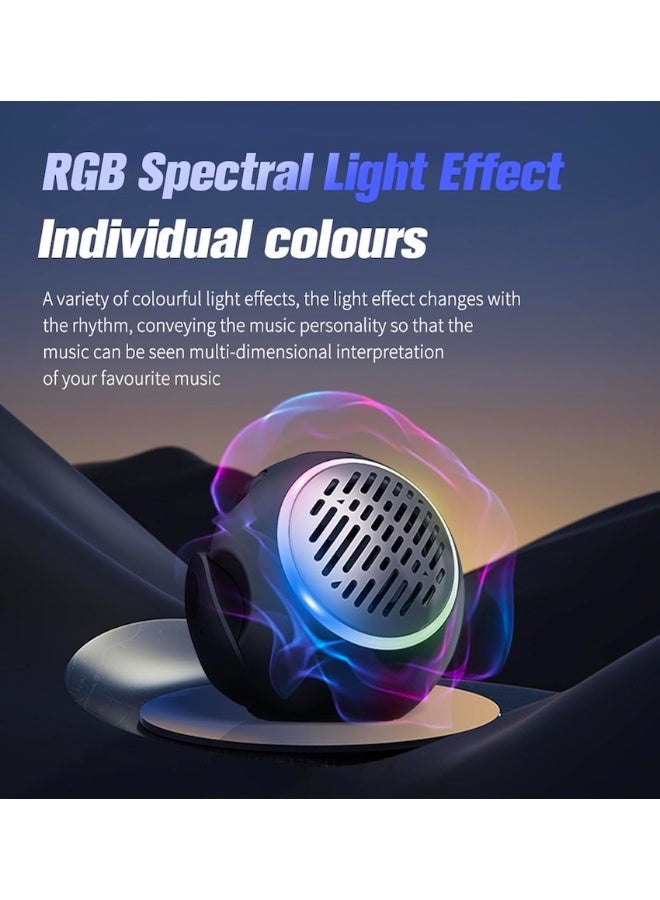 Waterproof Small Mini Portable Bluetooth Speaker with Earbuds, Open Ear Headphones Over the Ear Earbuds Wireless for Kids, OWS Hanging Earphones Air Bone Conduction Headphones 5.4 Bluetooth Headset - Image 5