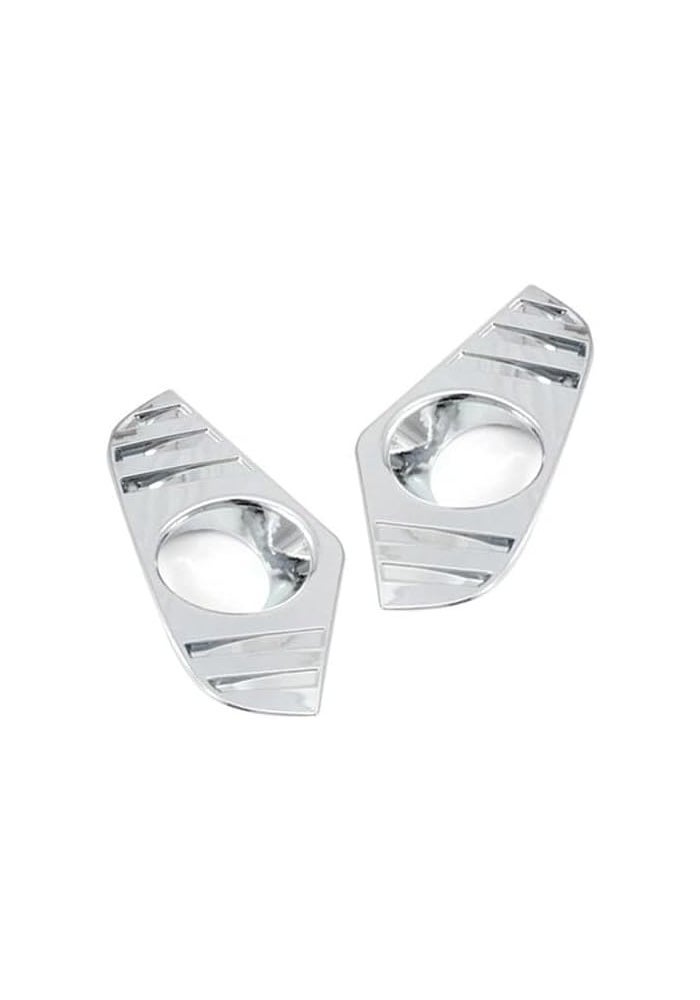 DEMULAX Chrome Fog Light Cover Trim for Toyota RAV4 2019 - Image 3